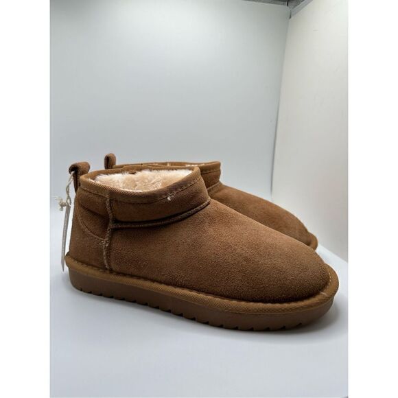 CUSHIONAIRE Women's pull on boot 6.5 CHESTNUT - Picture 1 of 8